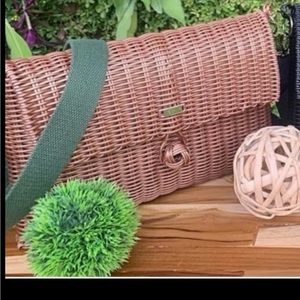 New without tag recycled plastic craft purse